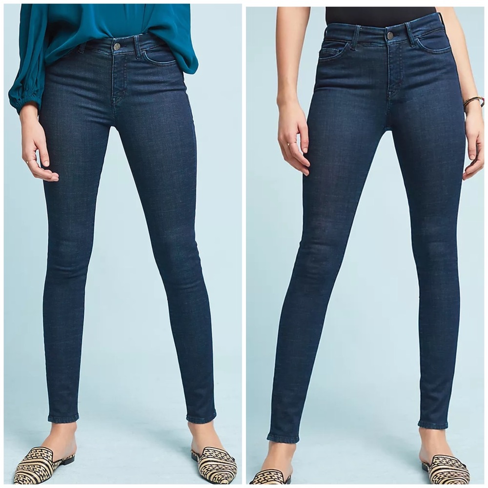 Anthropologie M.i.h Bodycon High-Rise Skinny Jeans Vale Size 25 Minimalist‎